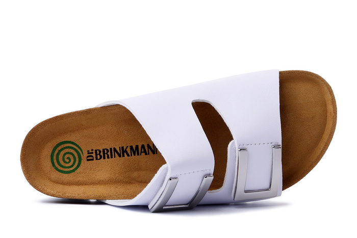 Dr. Brinkmann 700349-03 - klapki damskie białe