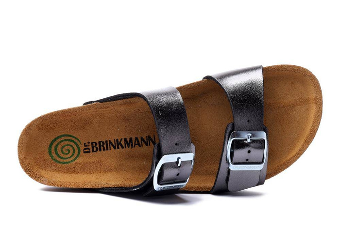 Dr. Brinkmann 700993-09 - klapki damskie anthrazit