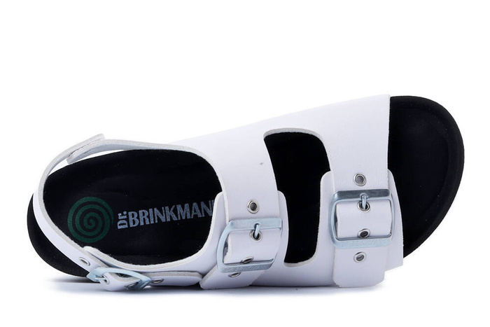 Dr. Brinkmann 710165-03 - sandały damskie białe
