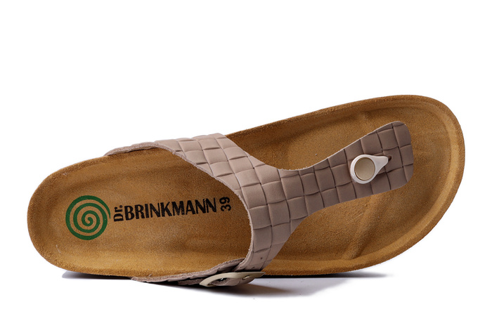 Dr. Brinkmann 700687-21 - klapki damskie mittelbraun