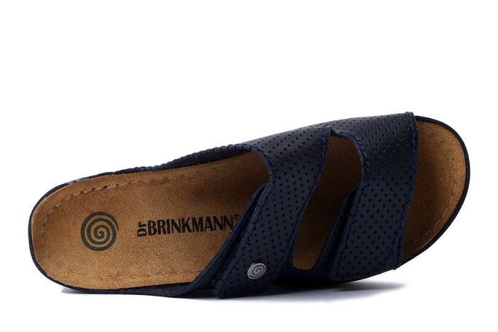 Dr. Brinkmann 700616-05 - klapki damskie niebieskie