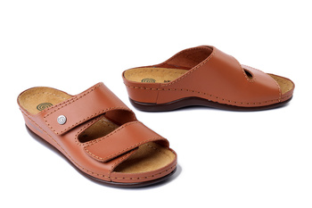 Dr. Brinkmann 700617-21 - klapki damskie cognac