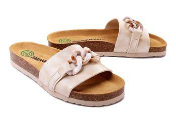 Dr. Brinkmann 700336-08 - klapki damskie beżowe