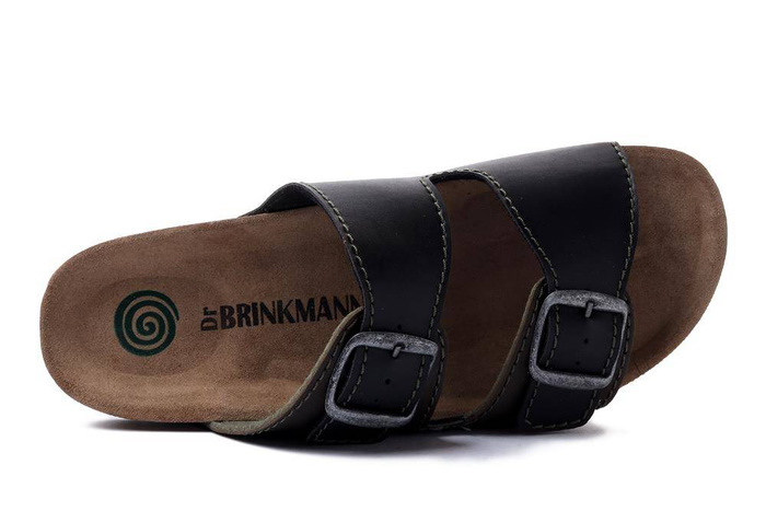 Dr. Brinkmann 601005-01 - klapki męskie schwarz/multi