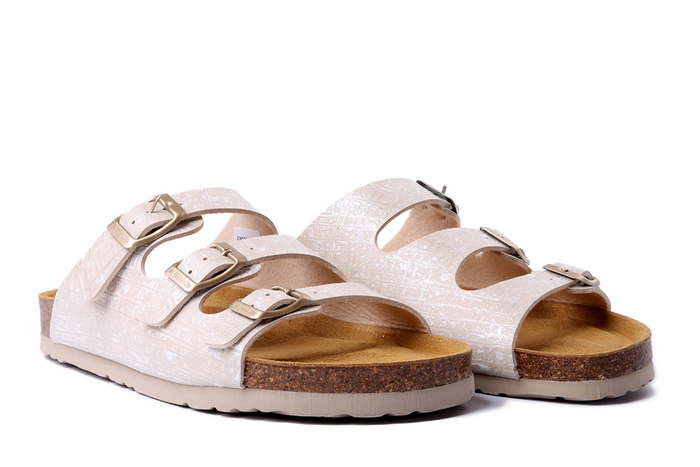 Dr. Brinkmann 700713-81 - klapki damskie offwhite