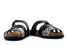 Dr. Brinkmann 700558-01 - klapki damskie schwarz/weiss