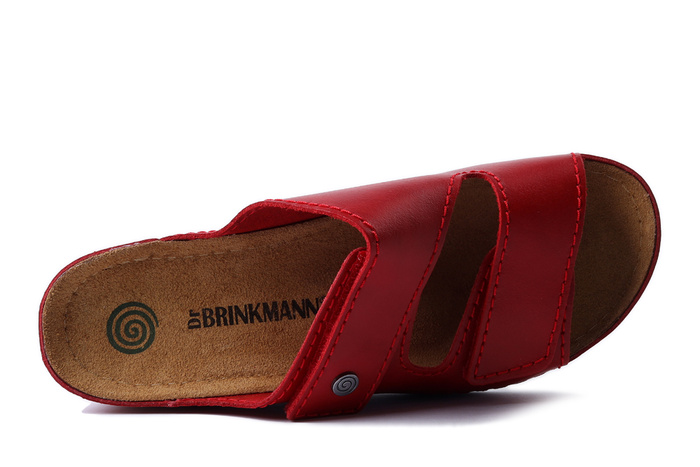 Dr. Brinkmann 700743-04 - klapki damskie czerwone