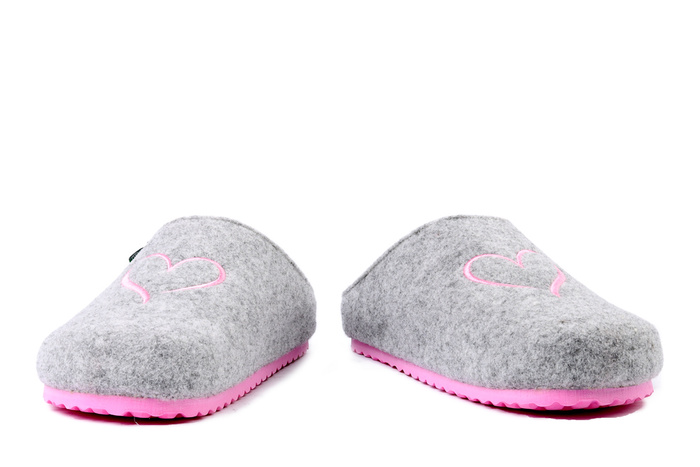 Dr. Brinkmann 320270-91 - kapcie damskie jasnoszare