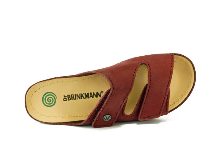 Dr. Brinkmann 701049-41 - klapki damskie bordowe