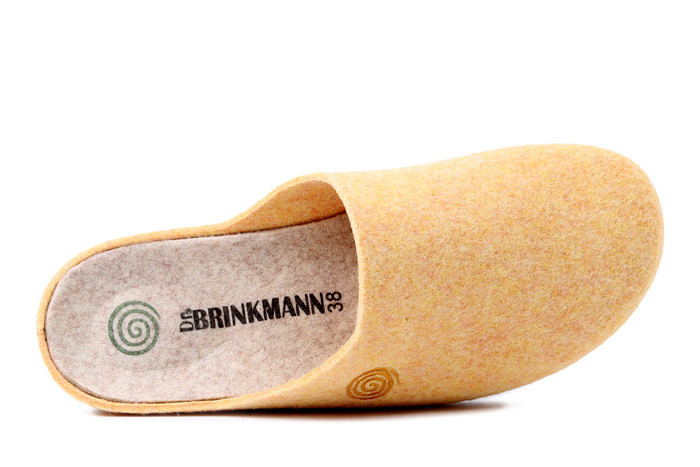 Dr. Brinkmann 320277-61 - kapcie damskie hellgelb
