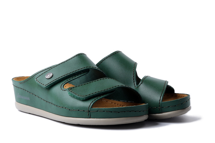 Dr. Brinkmann 700743-07 - klapki damskie zielone