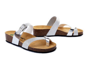 Dr. Brinkmann 700525-92 - klapki damskie silber