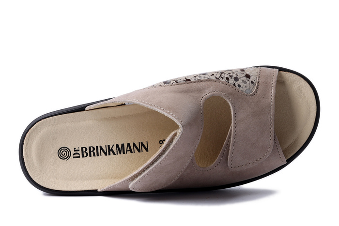 Dr. Brinkmann 700727-08 - klapki damskie beżowe