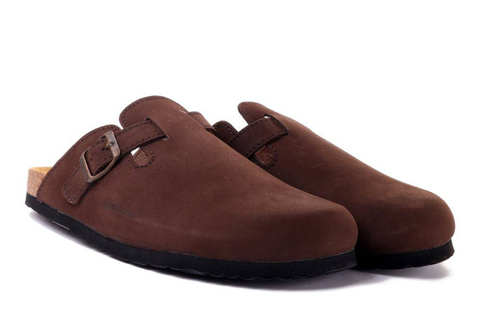 Dr. Brinkmann 600355-02 - klapki damskie/męskie brązowe