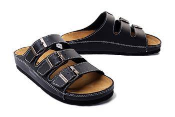 Dr. Brinkmann 600016-01 - klapki męskie czarne