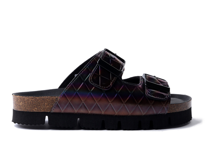 Dr. Brinkmann 700708-01 - klapki damskie schwarz-multi