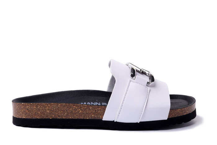 Dr. Brinkmann 700559-03 - klapki damskie białe