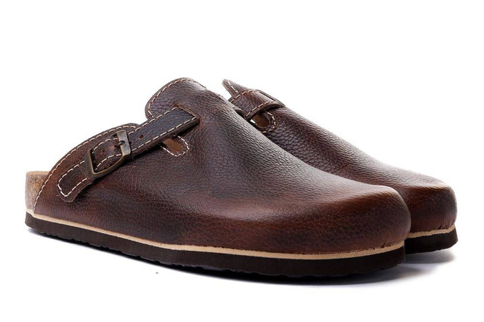 Dr. Brinkmann 600425-02 - klapki męskie brązowe
