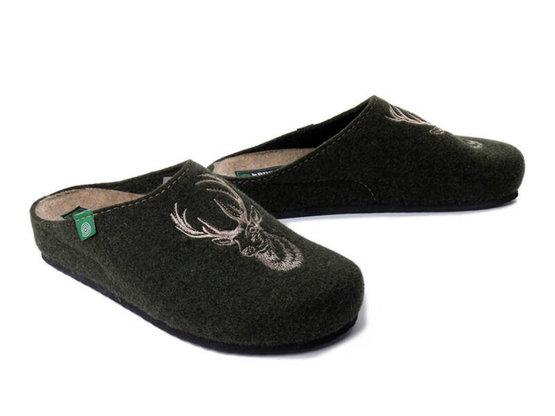 Dr. Brinkmann 220058-07 - kapcie męskie zielone